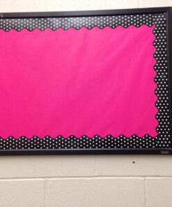 Carson Dellosa 36 Ft Scalloped Black and White Polka Dot Bulletin Board Borders, Classroom Borders for Bulletin Board, White Board, Cork Board, Locker, and Classroom Décor, Bulletin Board Trim Black & White Dots 31 71DWTF0qgsL 1