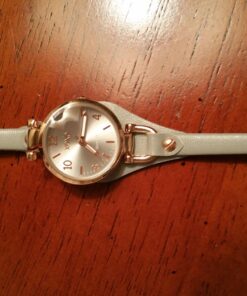 Accutime XOXO Women's Analog Watch with Rose Gold-Tone Case, Gray Sunray Dial, Narrow Gray Leather Strap - Official XOXO Woman's Rose-Gold Watch - Model: XO3400 29 71DWyURfs4L