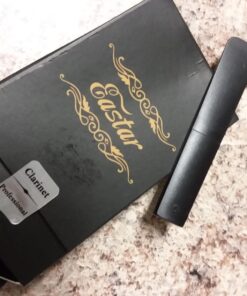 Eastar B Flat Clarinet for Beginner, Ebonite Clarinet Nickel-plated with 2 Barrels, 3 Reeds, White Gloves, Hard Case, Cleaning Kt, ECL-300 Nickel keys, Student style 39 71DX5WIzOiL