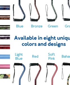 Carex Health Brands Designer Offset Cane, Bahama, 1 Count 17 71DXPpdwg7S