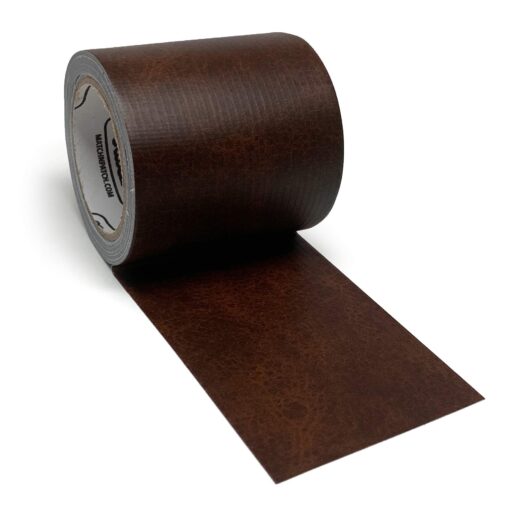 MATCH 'N PATCH Realistic Leather Repair Tape, Brown, 2.25 inch x 15 feet