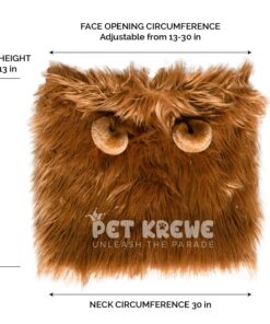 Alternative view of Pet Krewe Large Dog Lion Mane Halloween Costume – Fits Neck Size 13”- 32”- Lion Mane for Small Dogs – Ideal for Halloween, Dog Birthday, Dog Cosplay, Dog Outfits, Pet Clothes