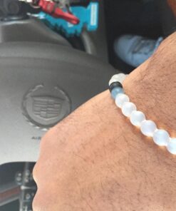 Lokai Beaded Bracelets for Women & Men, Classic Clear Style - Mental Health Awareness Bracelet Encourages Mental Wellness Slides-On for Comfortable Fit - Silicone Stretch Bead Bracelet Jewelry Large 31 71DYNlAjVWL