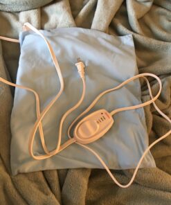 Sunbeam Heating Pad for Pain Relief | Standard Size Ultra Heat, 3 Heat Settings | Light Blue, 12 Inch x 15 Inch UltraHeat, 12 x 15 37 71DZN9mIOmL