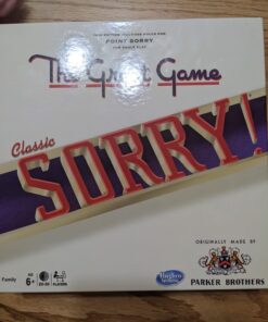 Winning Moves Games Sorry Classic Edition Board Game, Multicolor 33 71DZZ8WBD6L