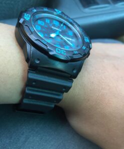 Casio Unisex MRW200H-2BV Neo-Display Black Watch with Resin Band 45 71DZlK7ypFL