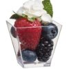 Zappy 100 Ct Elegant Square Mini Cube 2oz Clear Tasting Sample Shot Glasses 100 Ct Dessert Cups Disposable Plastic 100 Count (Pack of 1) 48 71DbbLx9gKL
