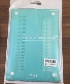 IBENZER Compatible with Old Version MacBook Air 13 Inch Case (2017-2010 Release), Models: A1466/A1369, Plastic Hard Shell Case with Keyboard & Screen Cover for Mac Air 13, Aqua, A13TBL+2 For Macbook Air 13'' A1466/A1369 65 71Dcg9awXhL