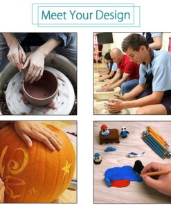 Alternative view of Meuxan 30PCS Pottery Tools Clay Sculpting Tool Set 30 PCS