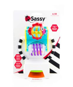 Sassy Fishy Fascination Station 2-in-1 Suction Cup High Chair Toy | Developmental Tray Toy for Early Learning | for Ages 6 Months and Up 19 71Df2CVgTdL