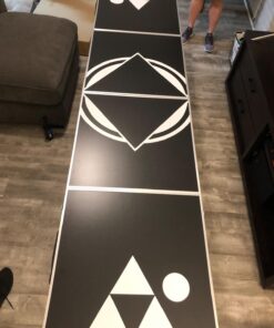 8' Beer Pong Table - Lightweight & Portable with Carrying Handles by Red Cup Pong (Black) 15 71Dg6L5MtL