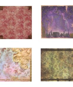 Die Cuts With A View-Once Upon A Time 12x12 Paper Stack With Glitter, Card Stock For Scrapbooking Card Stock Colored Paper Card Stock Craft Paper Card Stock For Card Making Decorative Card Stock 24 71DgA8O0BlL