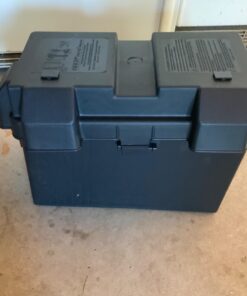 NOCO Snap-Top HM318BKS Battery Box, Group 24-31 12V Outdoor Waterproof Battery Box for Marine, Automotive, RV, Boat, Camper and Travel Trailer Batteries 50 71DgQYOhxIL