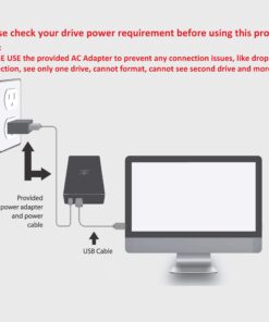 Vantec Nexstar GX USB 3.0 Dual 2.5" SATA SSD/HDD RAID Enclosure, Black (NST-272S3-BK) NexStar GX - USB 3.0 Dual 2.5" (Type A) 21 71DgcgduTeL