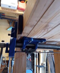 Yost Vises M9WW Rapid Action Woodworking Vise | Quick Release Lever for Quick Adjustments | 9 Inch Jaw Width | Made with Heavy-Duty Cast Iron | Blue Yost M9WW 79 71Dhkp7RhGL