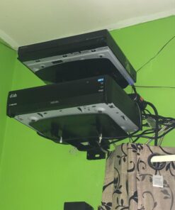 VideoSecu 2 Shelf DVD DVR VCR Wall Mount Bracket Component Shelf for DVD Player DDS Receiver Video Audio Cable Box MDVD04B WP6 35 71Dhu3Ola6L