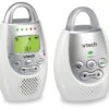 VTech DM221 Audio Baby Monitor with up to 1,000 ft of Range, Vibrating Sound-Alert, Talk Back Intercom & Night Light Loop, White/Silver Monitor with One Parent Unit 11 71DiEmvEPZL