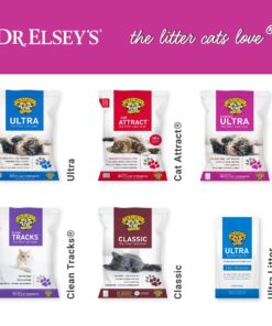Dr. Elsey's Premium Clumping Cat Litter | Ultra Scented | 99.9% Dust-Free, Low Tracking, Hard Clumping, Superior Odor Control, Natural Ingredients & Moisture-Activated Scent 40 Lb / 18.14 Kg 24 71DiOwsEm L
