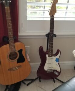 On Stage XCG4 Velveteen Padded Tubular Guitar Stand - (3 Pack) 3 Pack 26 71DiPH2Sn5L