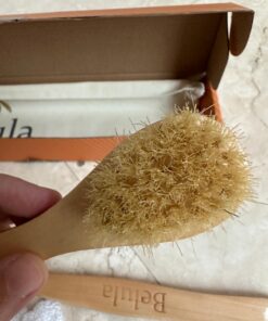 Belula Premium Dry Brushing Body Brush Set- Natural Boar Bristle Body Brush, Exfoliating Face Brush & One Pair Bath & Shower Gloves. Free Bag & How To – Great Gift For A Glowing Skin & Healthy Body 35 71Dior9TYUL 3