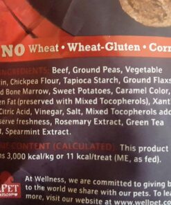 Wellness CORE Healthy Joints Crunchy Dog Treats (Previously Marrow Roasts), Natural Grain-Free Treats, Made with Real Meat, No Artificial Flavors (Beef, 8-Ounce Bag) 42 71Djq x7uPL