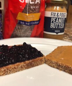 GOOD GOOD No Added Sugar Blueberry Jam - Keto Friendly Jelly - Low Carb, Low-Calorie and Vegan - Diabetic Friendly - 12oz / 330g (Pack of 1) 12 Ounce (Pack of 1) 37 71Dla3UTlFL