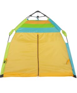 Pacific Play Tents One Touch Tent 48" X 38.5" High, Green/Orange/Blue 22 71DnbfHfULL