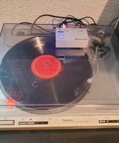 Pyle Phono Turntable Preamp - Mini Electronic Audio Stereo Phonograph Preamplifier with RCA Input, RCA Output & Low Noise Operation Powered by 12 Volt DC Adapter (PP444),Gray Basic model 39 71DnmIqbhL