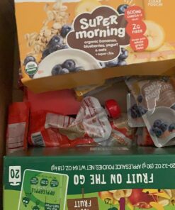 Happy Tot Organics Super Morning Stage 4, Apple Cinnamon, Yogurt, Oats + Super Chia, 4 Ounce Pouch (Pack of 8) packaging may vary Apple Cinnamon, Yogurt, & Oats 4 Ounce (Pack of 8) 15 71Do1Ntu1ML