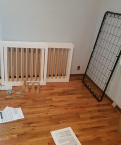 Babyletto Lolly 3-in-1 Convertible Crib with Toddler Bed Conversion Kit in White and Natural, Greenguard Gold Certified White/Natural 41 71DoCfdqc6L