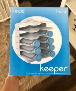 Kiinde Keeper Twist Pouch and Foodii System Breast Milk Bag & Baby Food Pouch Organizer, Refrigerator and Freezer Storage, Eliminates Lost, Damaged, or Spoiled Milk or Baby Food (Pouches Not Included) 20 71DokjQj0DL
