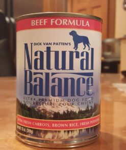 Natural Balance Ultra Premium Wet Dog Food, Beef Formula with Potatoes, Carrots & Brown Rice, 13 Ounce Can (Pack of 12) 37 71Dokvydj9L