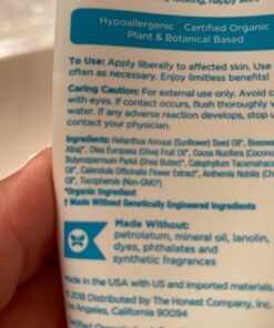 The Honest Company Organic All Purpose Balm | Gentle for Baby | Soothes + Moisturizes | Plant-Based + Hypoallergenic | 3.4 oz All Purpose Balm, 3.4 oz 35 71Dq2QvzE5L