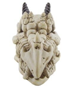Alternative view of Snarling Magical Dragon Skull Treasure Trinket Box