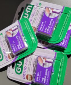 GUM - 10070942007242 Orthodontic Wax, Mint with Vitamin E and Aloe Vera (Pack of 6) (Pack of 6) 34 71Drk4l742L