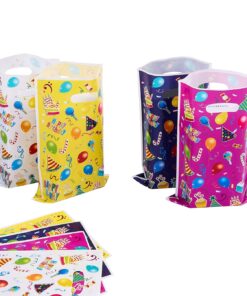 Plastic Party Favor Bags Assorted Colors 48 pcs (Balloon) Multicolor 23 71DsXQagxiL