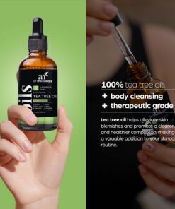 artnaturals Tea Tree Essential Oil 4oz - 100% Pure Oils Premium Melaleuca Therapeutic Grade Best for Acne, Skin, Hair, Nails, Face and Body Wash Aromatherapy & Diffuser 27 71DtAmb7eeL