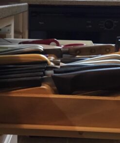 Bellemain 100% Pure Bamboo in Drawer Knife Block | Knife Drawer Organizer | Store Knives Safely with The Blades Down | Storage Solution for Your Kitchen | Knife Organizer Drawer Insert 58 71DteV03suL