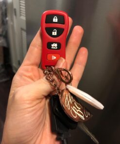 KeylessOption Keyless Entry Remote Control Car Key Fob Replacement for KBRASTU15-Red (Pack of 2) Red 21 71Du0 oMYvL