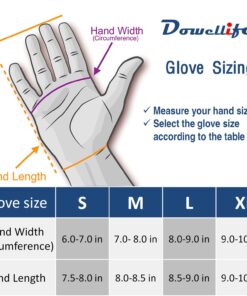 Dowellife Large Grey Protective Gloves with Cut Resistance, Machine Washable Large (Pack of 1) Original 24 71DvN1F8fL