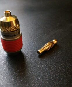 Mediabridge™ Banana Plugs - Corrosion-Resistant 24K Gold-Plated Connectors - 6 Pair/12 Banana Plugs (Part# SPC-BP2-6) 39 71DvRN3gb4L