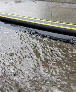 1” High Garage Door Threshold Seal Kit 10'3" Length | Flexible PVC | Complete Kit Includes 1 Adhesive | GaraDry 10'3" 11 71Dvf8vf nL