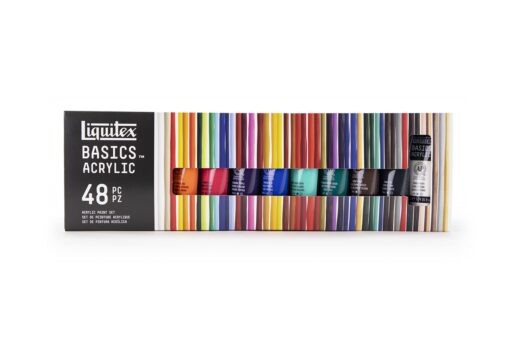 Liquitex BASICS Acrylic Paint Set, 48 x 22ml (0.74-oz) Tube Set 48 x 22ml (0.74-oz)