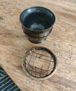 Govinda® -Tall Decorated Brass Charcoal Screen Incense Burner 14 71Dw4nM18zL