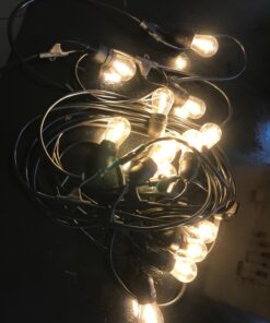 Foxlux String Lights - 48 ft LED Outdoor String Lights - Shatterproof, Waterproof Pergola Lights - 15 Hanging Sockets, Light Sensor, Edison Bulbs - Decor for Patio, Backyard, Garden, Bistro 49 71DwFZAA11L