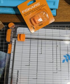 Fiskars TripleTrack Titanium Trimmer Replacement Blades - 2-Pack - High Profile Style I Blades - Arts and Crafts - Orange Triple Track Blades 39 71DwW3x4sDL