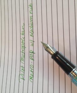 PILOT MR Retro Pop Collection Fountain Pen in Gift Box, Turquoise Barrel with Dots Accent, Fine Point Stainless Steel Nib, Refillable Black Ink (91446) 33 71DxW2ntu9L 1