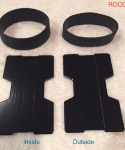 ROCO MINIMALIST Aluminum Slim Wallet RFID BLOCKING Money Clip - No.2 Black 52 71DyXkcm0UL