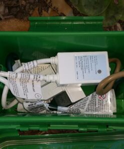 SOCKiTBOX – The Original Weatherproof Connection Box – Indoor & Outdoor Electrical Power Cord Enclosure for Timers, Extension Cables, Holiday Lights, Power Tools, Fountains & More – Size Small – Green 40 71DzBOYbUEL