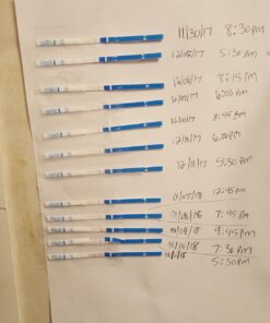 Clinical Guard 40 Ovulation Test Strips and 10 Early Pregnancy Test Strips Combo Rapid HCG Test Fertility Ovulation Predictor Kit 50 Count (Pack of 1) 69 71DzSEZxLeL